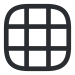 Grid 1 SVG Icon